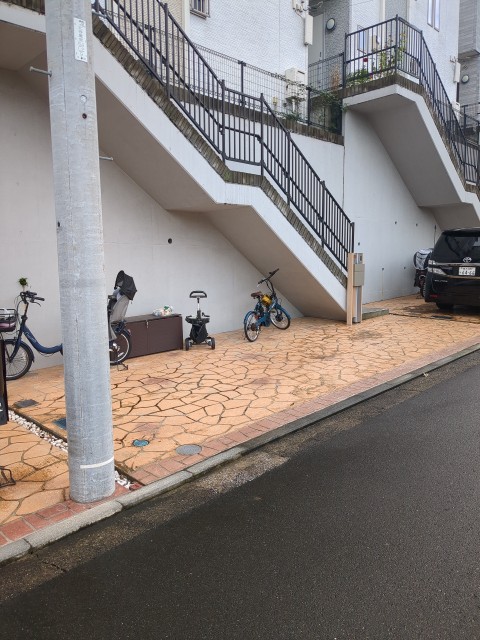 【上の宮中学裏門すぐ！】上の宮1丁目駐車場の駐車場写真
