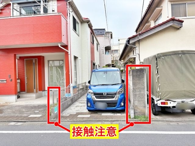 [e0ad9]中央8丁目6▽個人宅_アキッパ駐車場の駐車場写真