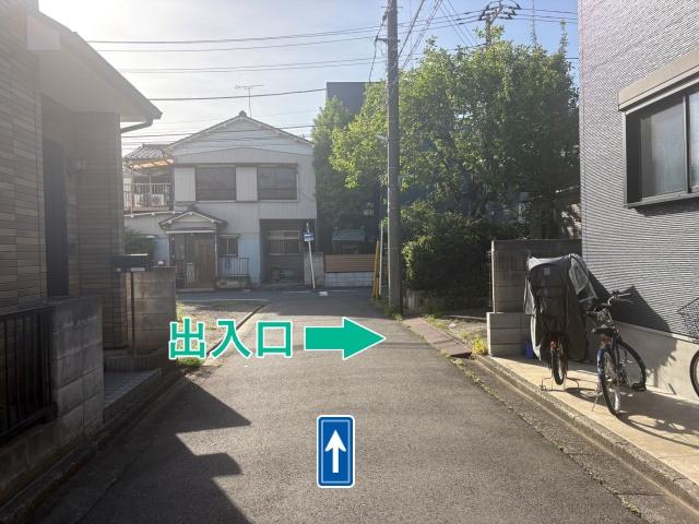 [e124d]幸区古市場1丁目▽個宅アキッパ駐車場の駐車場写真