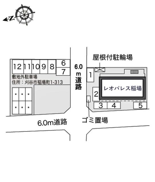 レオパレス稲場駐車場【34646】の駐車場写真