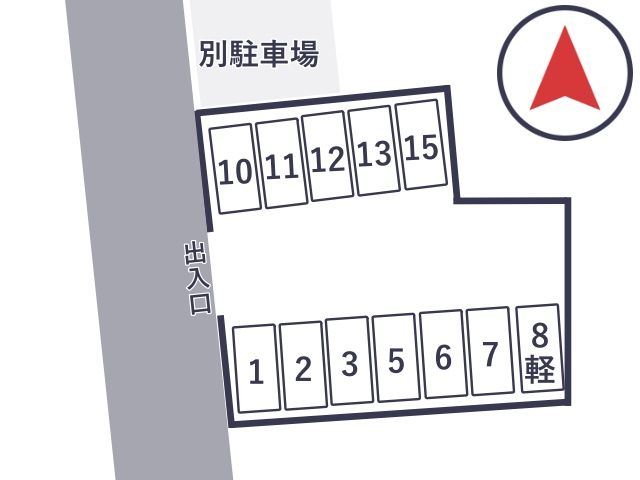 大阪市大蓮東2丁目駐車場の駐車場写真