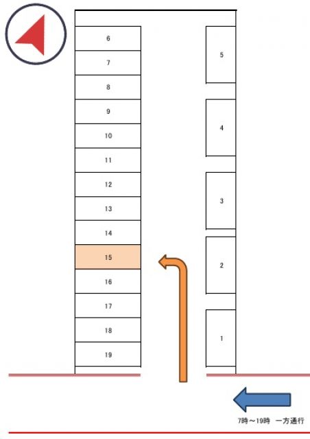 とりぎん文化会館至近⭐︎馬場町月極パーキングの駐車場写真