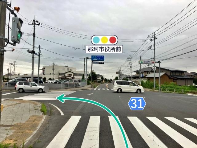 那珂市役所職員駐車場 A【水戸ホーリーホックホーム戦公式駐車場】の駐車場写真