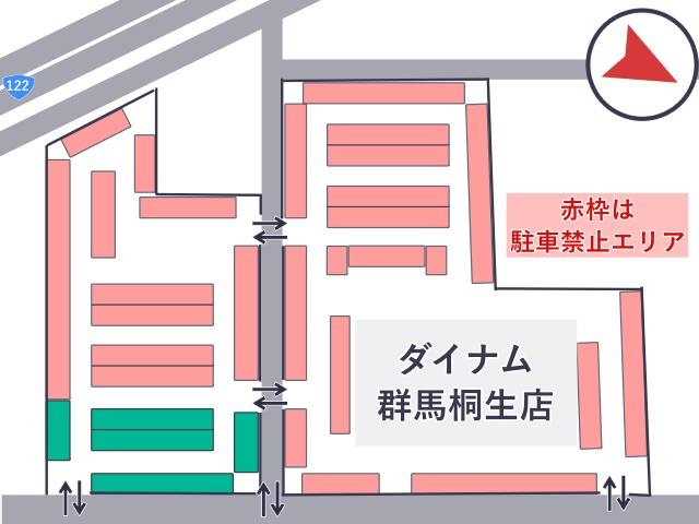 ダイナム群馬桐生店 駐車場の駐車場写真