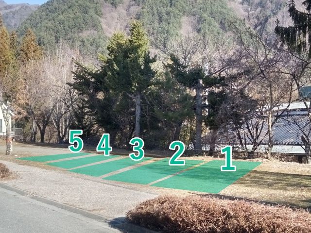 駒ヶ岳ロープウェイバス停近く駐車場の駐車場写真