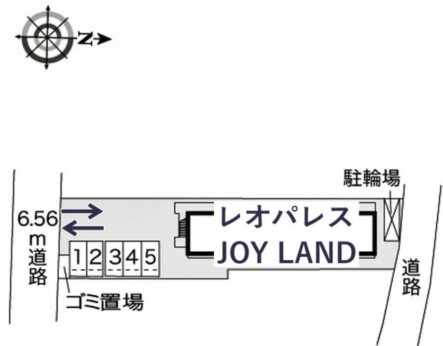 レオパレスJOY LAND駐車場【19334】の駐車場写真