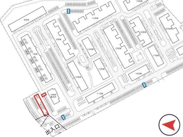 庭代台2丁 団地駐車場(16号棟付近)の駐車場写真