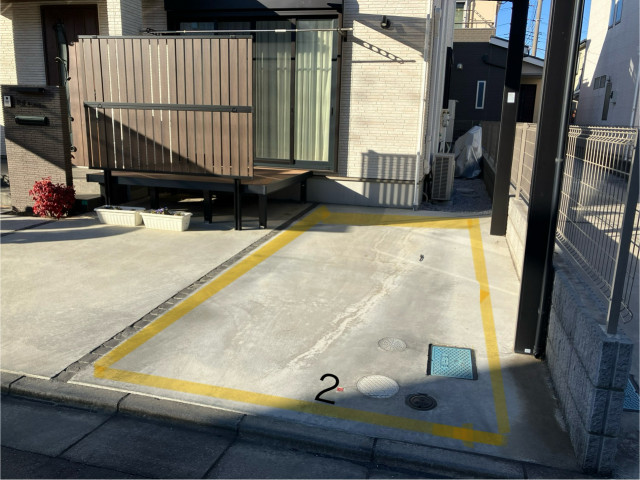 上新井4丁目akippa駐車場の駐車場写真