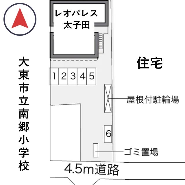 レオパレス太子田駐車場【32938】の駐車場写真