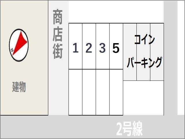 カセダ商会駐車場【入出庫時ポールの上げ下げ必須】の駐車場写真