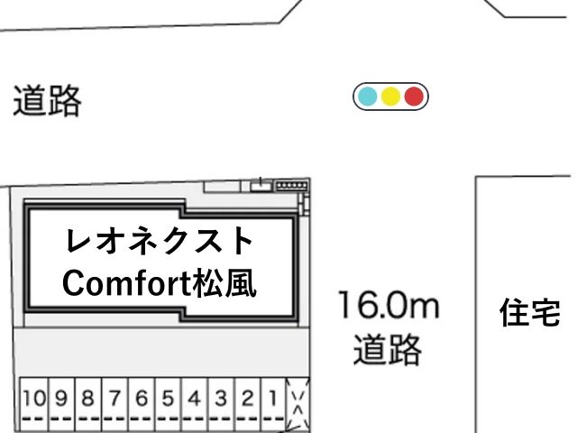 レオネクストComfort松風駐車場【45140】の駐車場写真