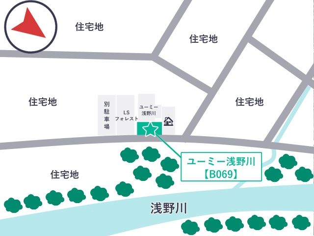 ユーミー浅野川【B069】の駐車場写真