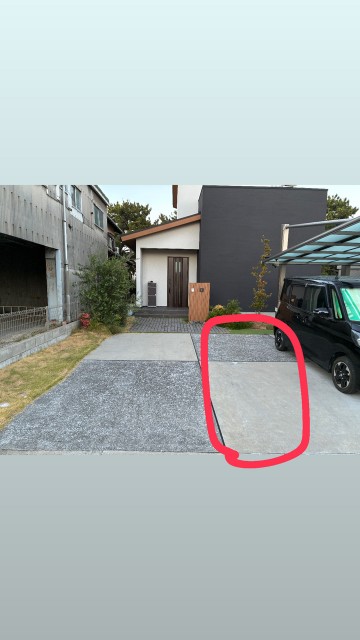 【カーポート横】今治市東門町1-6-9駐車場②の駐車場写真