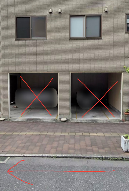 内山下2丁目1-3駐車場の駐車場写真