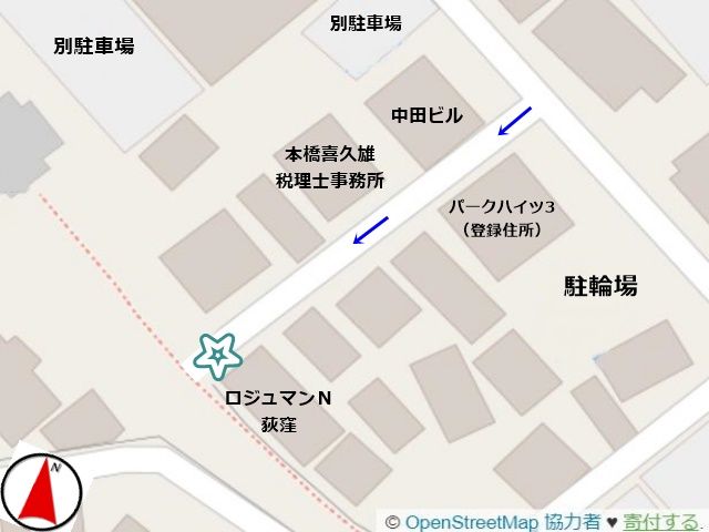 駐車場周辺地図