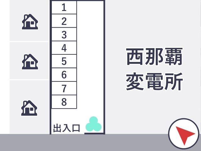 EV01【EV車専用区画】アキッパEVチャージ充電料金込み価格：松山駐車場(那覇中学校前)〜2/15の駐車場写真