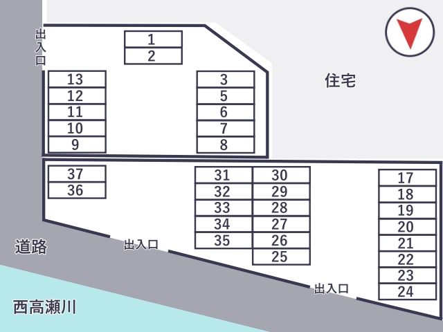 サンサン第5ガレージ(1)の駐車場写真