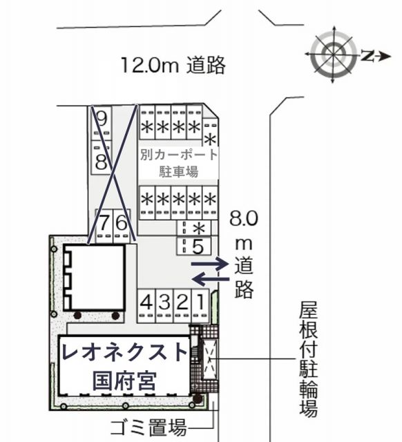 レオネクスト国府宮駐車場【54944】の駐車場写真