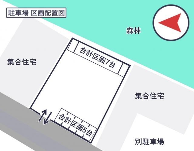 真志喜3丁目21 空き地駐車場 12月21日(日) 14:00〜22:00の駐車場写真