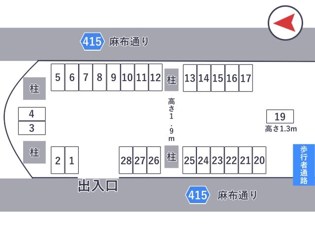 駐車場区画図