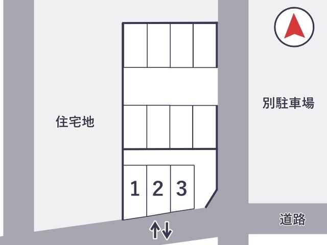 阪口第1モータープールの駐車場写真