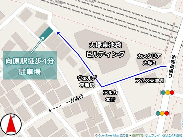 駐車場周辺地図