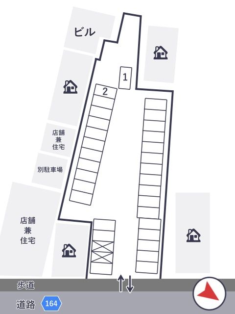 アップルパーク桶川駅前第1_B駐車場の駐車場写真