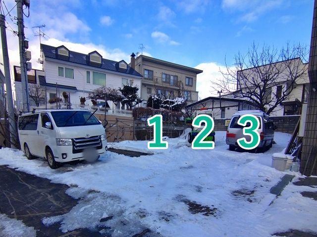 豊平区西岡4条2丁目8-46駐車場の駐車場写真