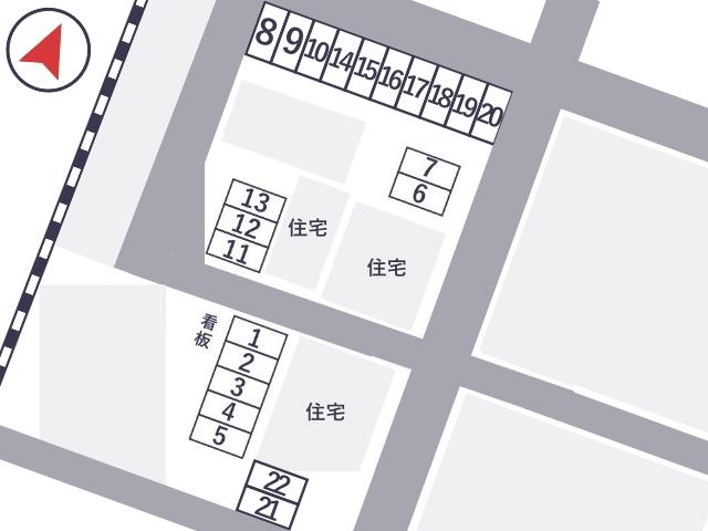 万代町第4④の駐車場写真