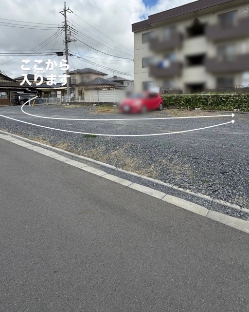 松が丘1丁目砂利駐車場　8番の駐車場写真