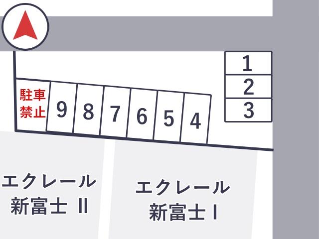 新富士駅前第11 駐車場の駐車場写真