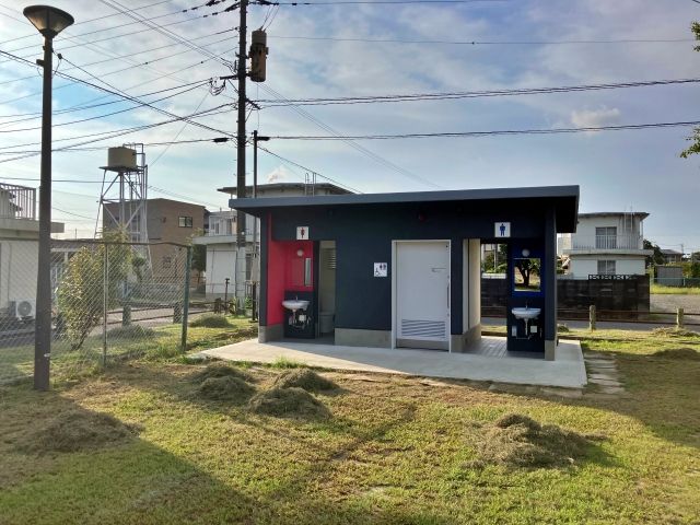 上日置児童公園【第38回やつしろ全国花火競技大会】の駐車場写真