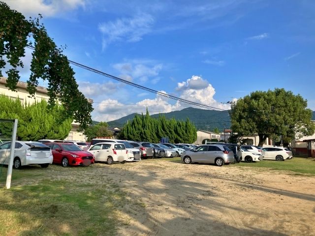 上日置児童公園【第38回やつしろ全国花火競技大会】の駐車場写真