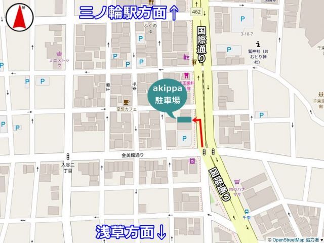 駐車場周辺地図