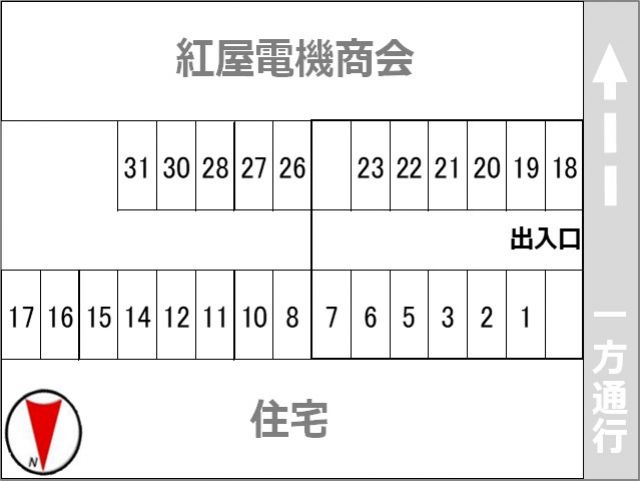 駐車場区画図