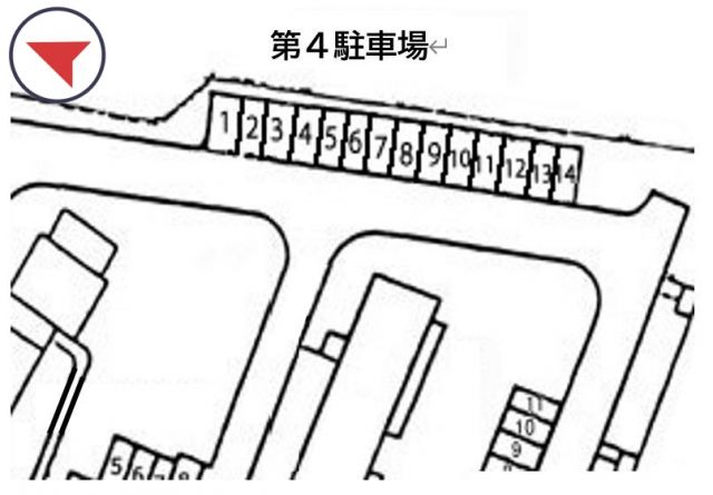高塚団地1街区第4駐車場の駐車場写真