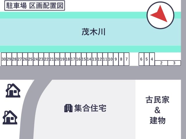 畠中月極駐車場の駐車場写真