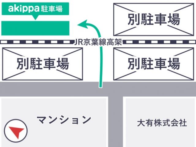 駐車場周辺地図