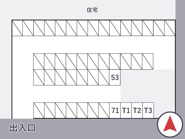 アキッパ鶴山台1丁目の駐車場写真