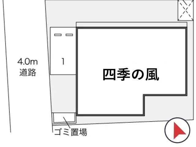 レオネクスト四季の風駐車場【47476】の駐車場写真