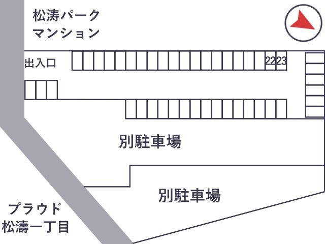 NPC24H松濤第7パーキングの駐車場写真