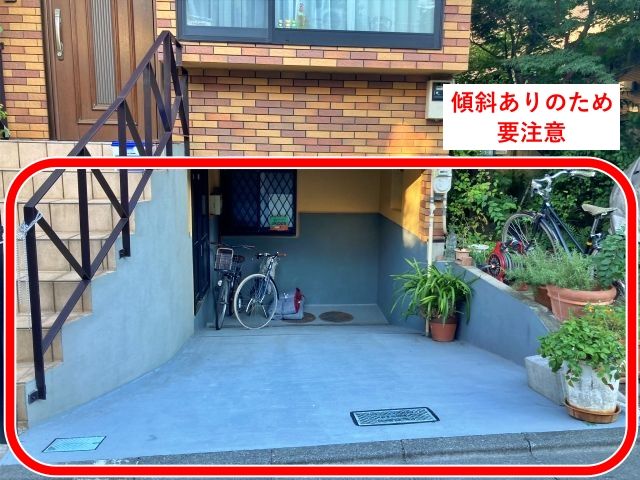 [f6186]上馬1丁目7 個宅アキッパ駐車場の駐車場写真