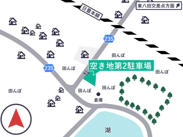 (P02)_【11月30日(日)限定】航空祭専用_空き地第2駐車場の駐車場写真