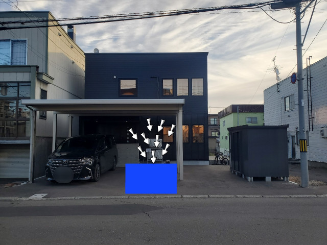 北8条東12 個人宅☆アキッパ駐車場の駐車場写真