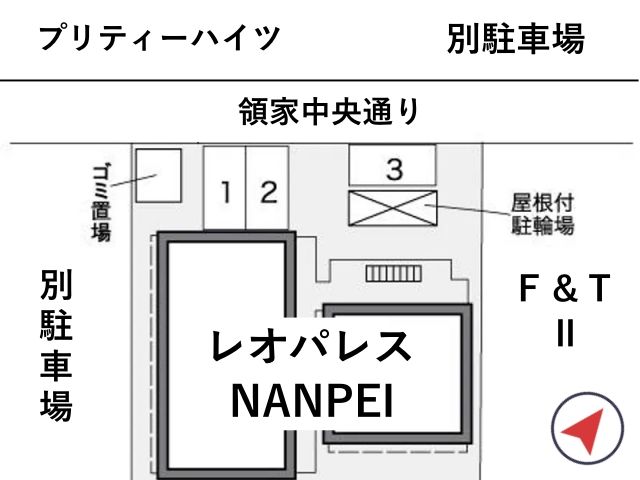 レオパレスNANPEI駐車場【36560】の駐車場写真