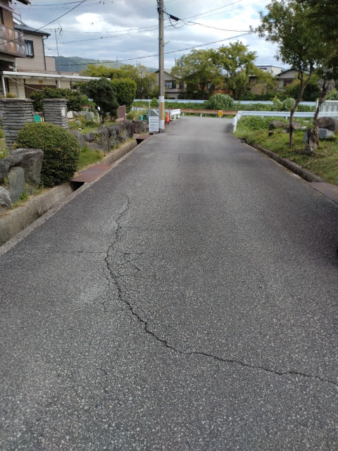 京都府亀岡市亀岡病院そば駐車場の駐車場写真