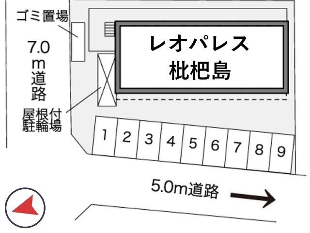 レオパレス枇杷島駐車場【40711】の駐車場写真