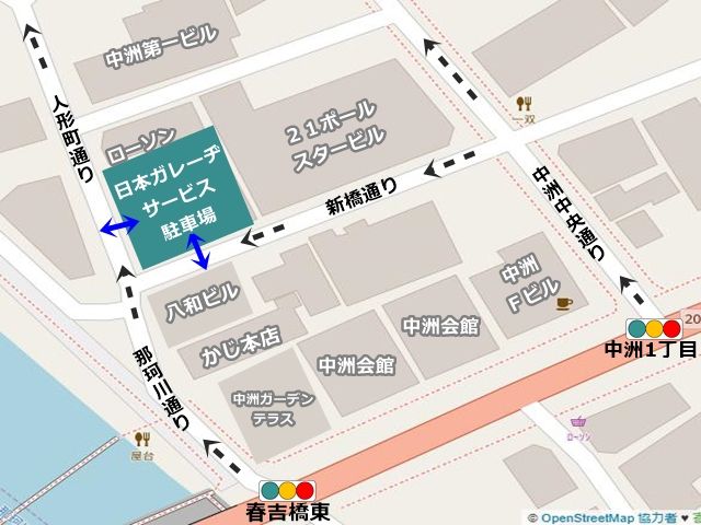 駐車場周辺地図