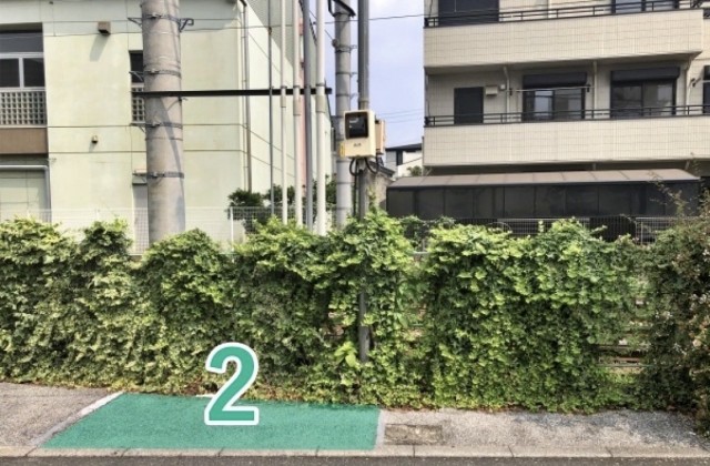 荒川一中前バイク駐車場の駐車場写真