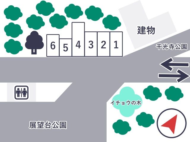 千光寺天狗松駐車場【3】【16:00〜23:59】の駐車場写真